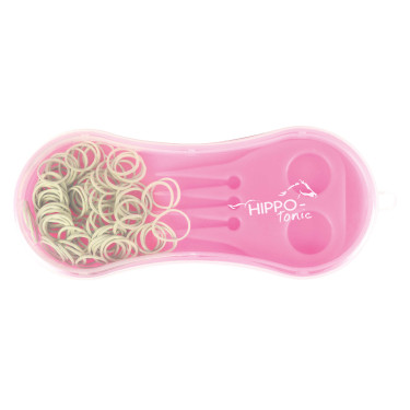 Vlechtborstel Hippo-Tonic Roze