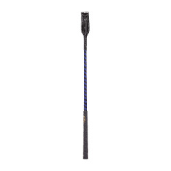 Fleck zweep lakleer 55 cm Blauw / zwart