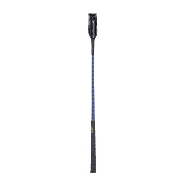 Fleck zweep lakleer 55 cm Grijs / azuur
