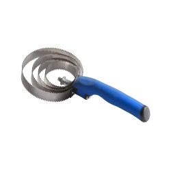 Ronde metalen roskam met Soft-handvat Blauw Ronde metalen roskam met Soft-handvat Blauw