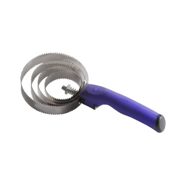 Ronde metalen roskam met Soft-handvat Violet