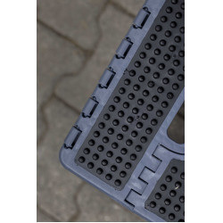 Opvouwbare kruk-trapje Hippo-Tonic Grip Grijs