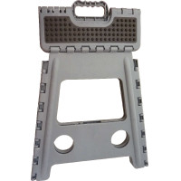 Opvouwbare kruk-trapje Hippo-Tonic Grip Turkoois Blauw