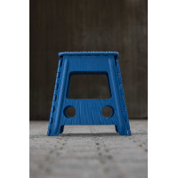 Opvouwbare kruk-trapje Hippo-Tonic Grip Turkoois Blauw