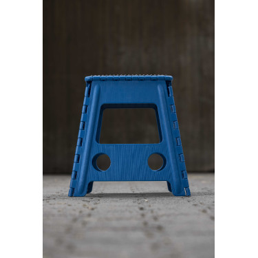 Opvouwbare kruk-trapje Hippo-Tonic Grip Turkoois Blauw