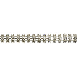 Frontale strass Eric Thomas Pro Zwart
