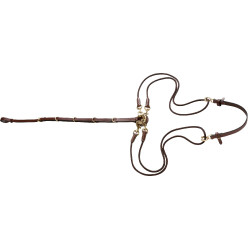 Katrolhoofdstel Eric Thomas Pro Havana Bruin Katrolhoofdstel Eric Thomas Pro Havana Bruin