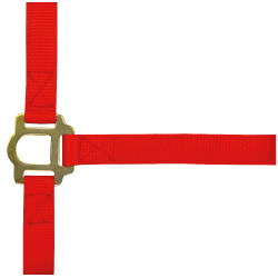 Nylon halster met dubbele dikte en gespen Norton Rood