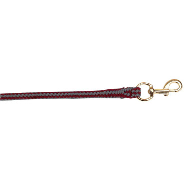 Polypropyleen halstertouw Soft Bordeaux / grijs Polypropyleen halstertouw Soft Bordeaux / grijs
