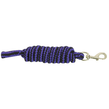 Polypropyleen halstertouw Soft Violet / zwart