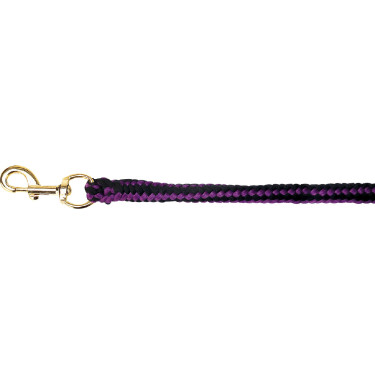 Polypropyleen halstertouw Soft Violet / zwart