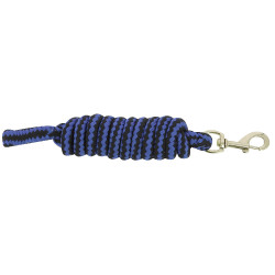 Polypropyleen halstertouw Soft Blauw / zwart Polypropyleen halstertouw Soft Blauw / zwart