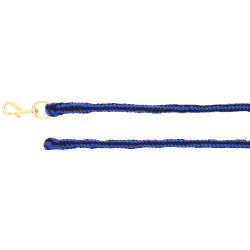 Polypropyleen halstertouw Soft Blauw / zwart Polypropyleen halstertouw Soft Blauw / zwart