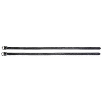 Sporenriemen Riding World Zacht leer Zwart