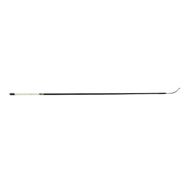 Dressuurzweep Whip & Go metalen dop Zwart