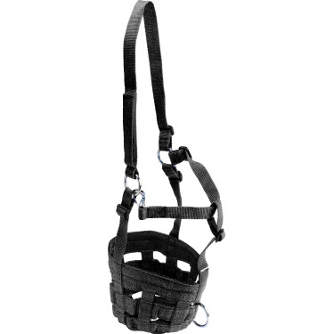 Nylon muilkorf Zwart