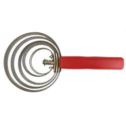 Ronde metalen roskam