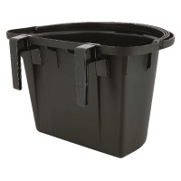 Deurvoerbak Hippo-Tonic met handvat Zwart