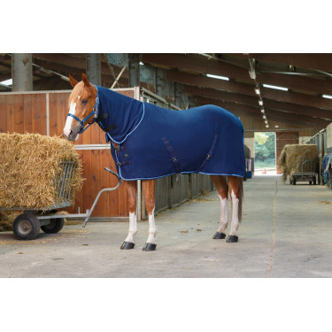 Fleece-overhemd Riding World Combo Marine / lichtblauw Fleece-overhemd Riding World Combo Marine / lichtblauw