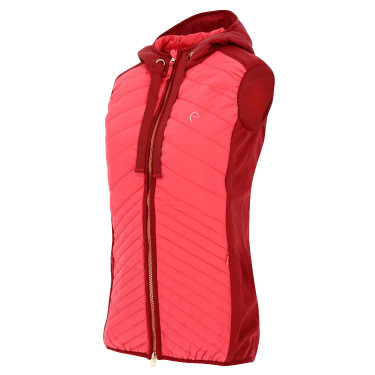 Mouwloze bodywarmer Equithème Kim Rood