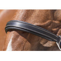 Lederen halster Norton Pro Grooming Zwart