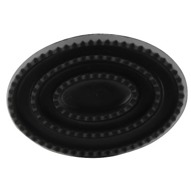 Ovale holle rubberen rosborstel