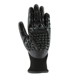 Roskamhandschoen tegen verharen Hippo-Tonic Zwart Roskamhandschoen tegen verharen Hippo-Tonic Zwart