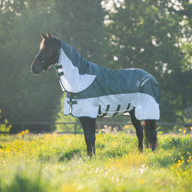 Vliegendeken en regenhoes Imperial Riding Super-dry Bosgroen Vliegendeken en regenhoes Imperial Riding Super-dry Bosgroen