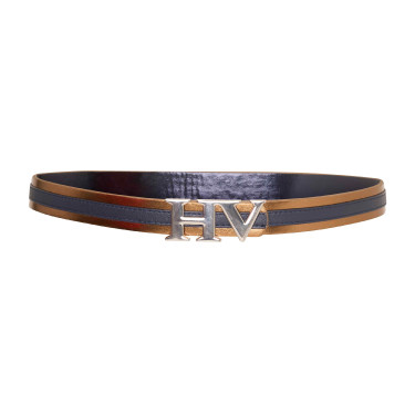 HV Polo Isabelle-riem Marine / bruin Blauw