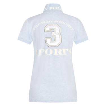 Polo Favouritas EQ HV Polo Cloud melange Blauw Polo Favouritas EQ HV Polo Cloud melange Blauw