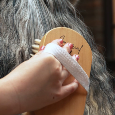 Borstel Glans Haar Imperial Riding Natuurlijk Natuurlijk Bruin Borstel Glans Haar Imperial Riding Natuurlijk Natuurlijk Bruin