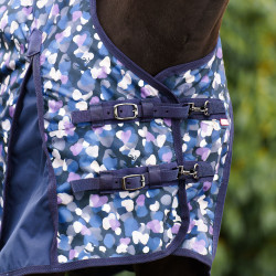 Paddockdeken Imperial Riding Pandora 0gr Lovefetti donker Motieven