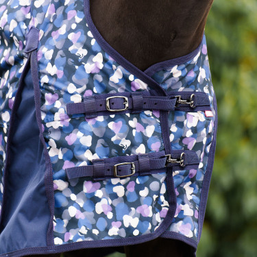 Paddockdeken Imperial Riding Pandora 0gr Lovefetti donker Motieven