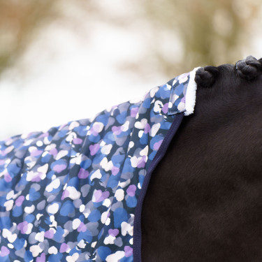 Paddockdeken Imperial Riding Pandora 0gr Lovefetti donker Motieven