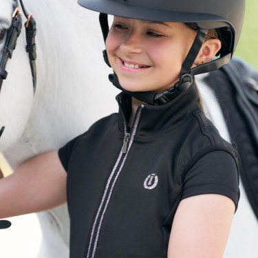 KIDS Bodywarmer Imperial Riding Izzy Sun Zwart