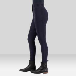 Euro-Star Athletic Luxe FullGrip rijbroek Nacht Marineblauw