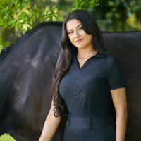Polo shirt Imperial Riding Grandprix dames Zwart