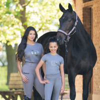 Imperial Riding Hally kindershirt met korte mouwen Houtskool Grijs Imperial Riding Hally kindershirt met korte mouwen Houtskool Grijs