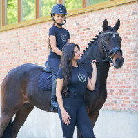 Imperial Riding Hally kindershirt met korte mouwen Zwart