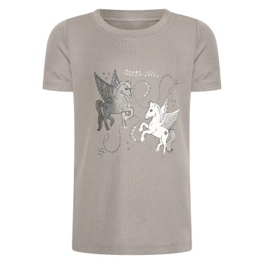 T-shirt Imperial Riding Star Sky kind Houtskool Grijs