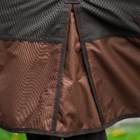 Buiten deken Imperial Riding Customized 400g met hals Donkerbruin / lichtbruin Buiten deken Imperial Riding Customized 400g met hals Donkerbruin / lichtbruin