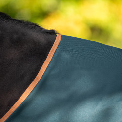 Imperial Riding Customized outdoor deken zonder hals Donkergroen / vos