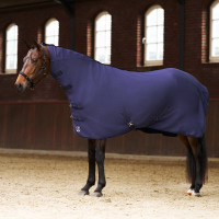 Fleecedeken met hals Imperial Riding Fundamental Marine Marineblauw