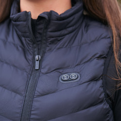 Verwarmde mouwloze donsjas Imperial Riding Zwart