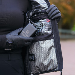 Verwarmde mouwloze donsjas Imperial Riding Zwart