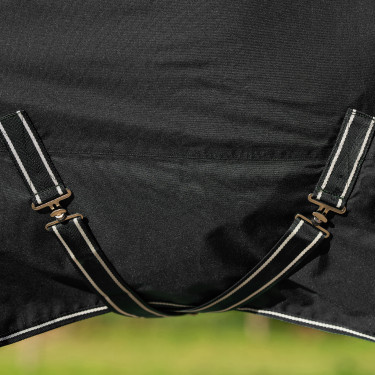 Imperial Riding Basic paddockdeken met hoge hals 300 g Zwart Imperial Riding Basic paddockdeken met hoge hals 300 g Zwart