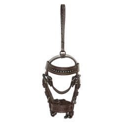 HV Polo Legacy halster met charms Amandel Bruin