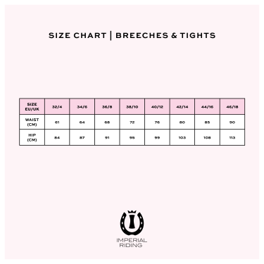 Rijbroek Imperial Riding Bliss FullGrip dames Zwart