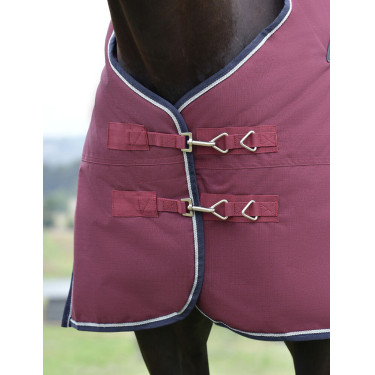 ComFiTec Essential Turnout WeatherBeeta 0g deken Bordeaux / marineblauw