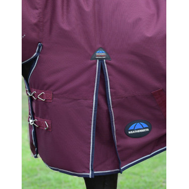 ComFiTec Essential Turnout Weatherbeeta 50g combo deken Bordeaux / marineblauw